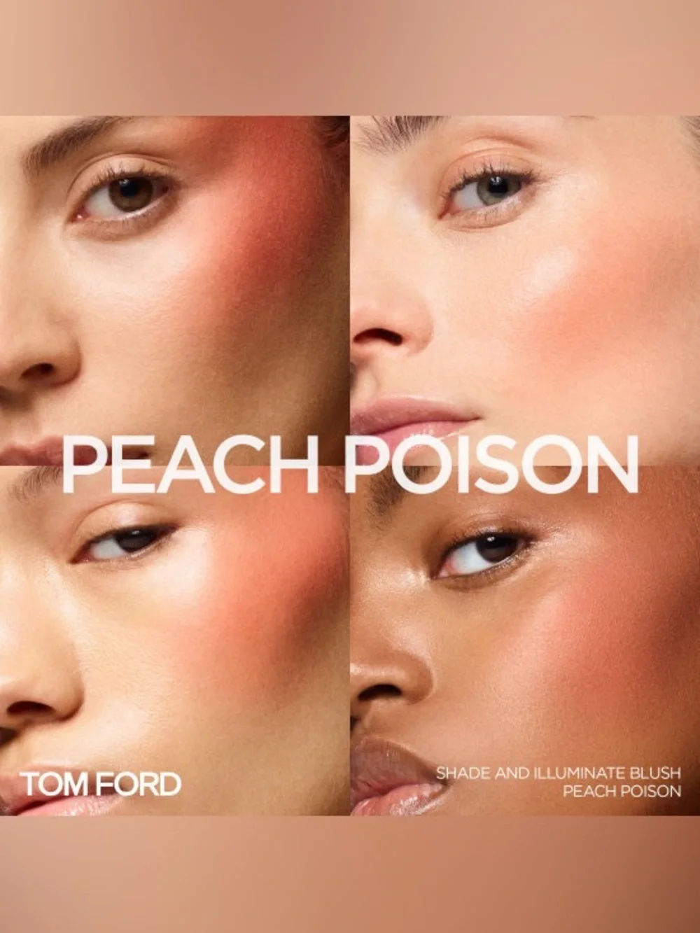 🍑NEW TOM FORD Shade & Illuminate Blush 03 Peach Poison .22 Oz.